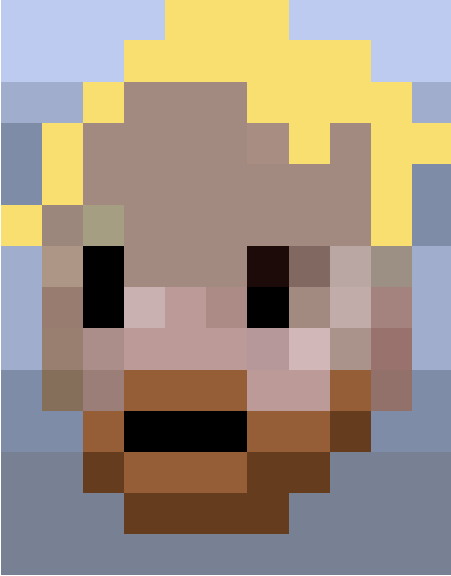 Pixel portrait of Edward King
